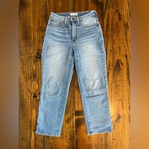 Madewell Curvy Classic straight jean